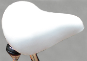 white two sping saddle